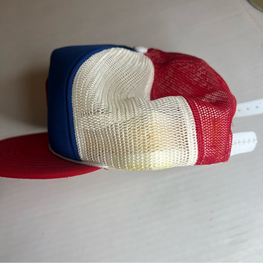 Vintage Walt Disney Mickey Mouse Patch Snapback Mesh Foam Trucker Hat 80s - Picture 4 of 11